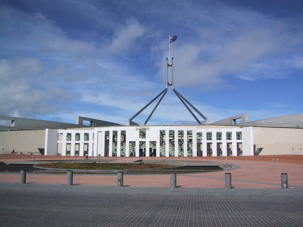 Parliament House, Canberra, Australia (illustrative; not directly related to this story)