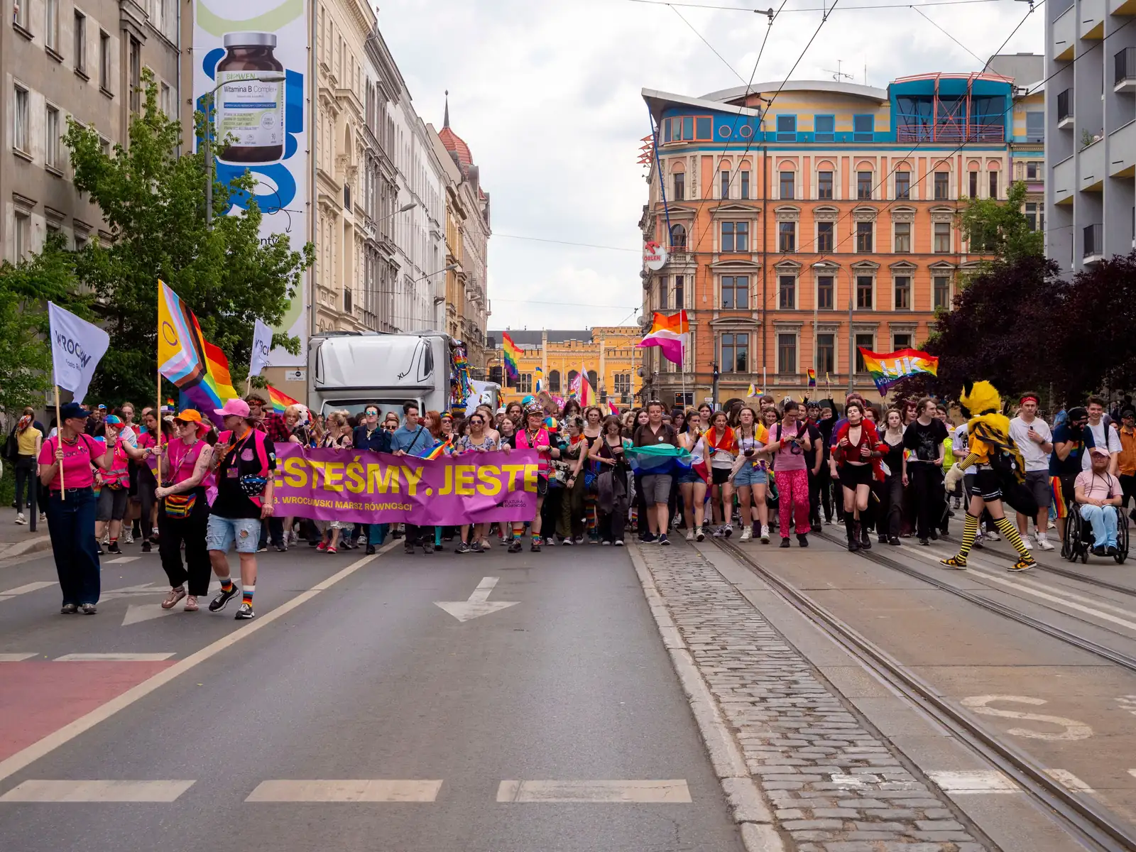 Pride parade in Wrocław, Poland