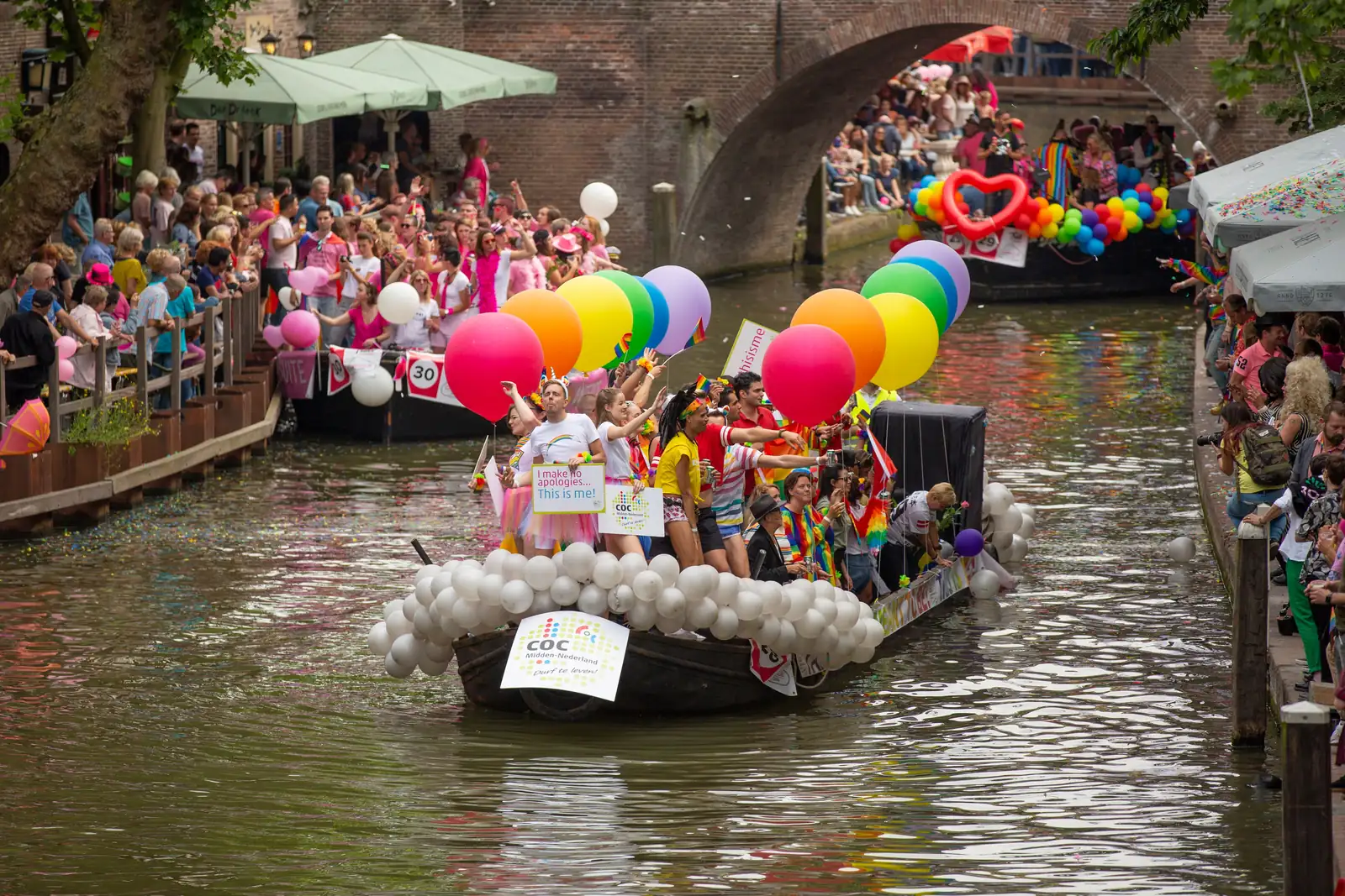 Parade on the river